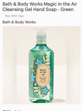 Bath & Body Works Magic in the Air Cleansing Gel Hand Soap - new